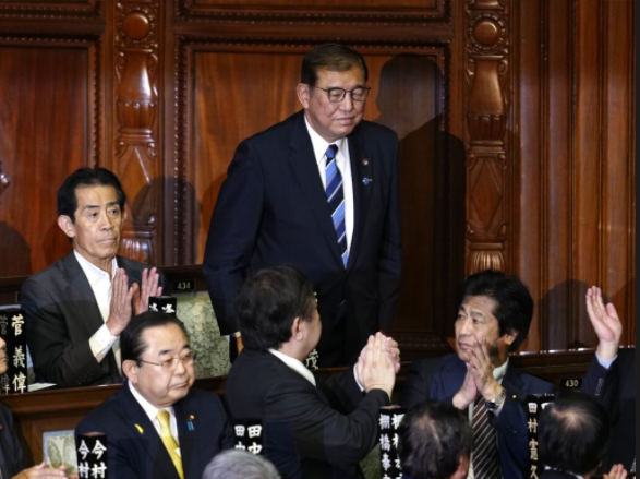 日本国会通过 石破茂接第102任首相