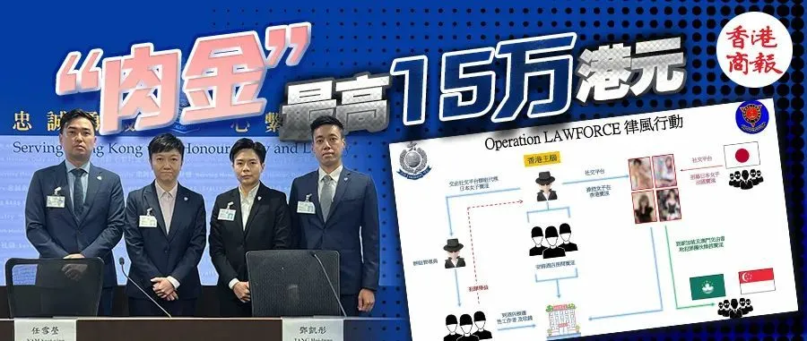 日AV女优到香港卖淫 每次收15万港元 警拘捕65人