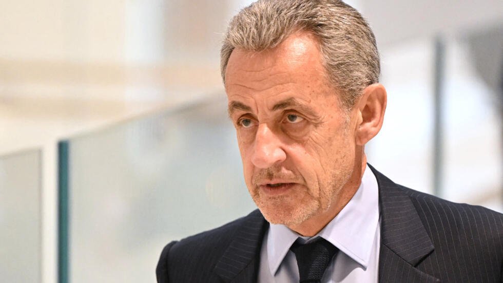 Arrivée de Nicolas Sarkozy au palais de justice de Paris, le 25 mars 2025.