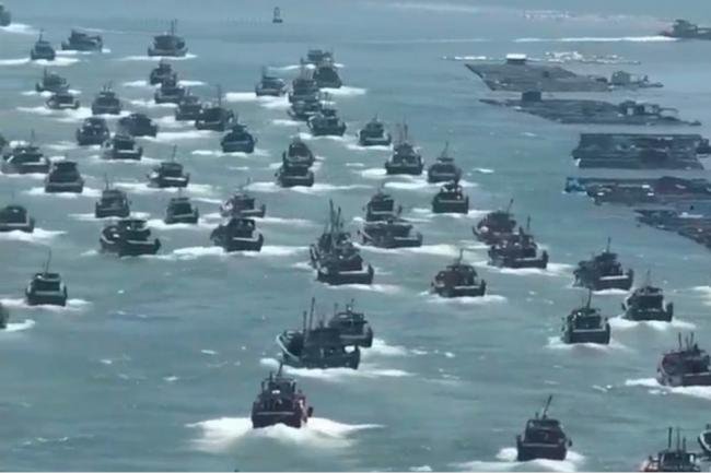 中国在南海进行实弹演习 释放多个信号