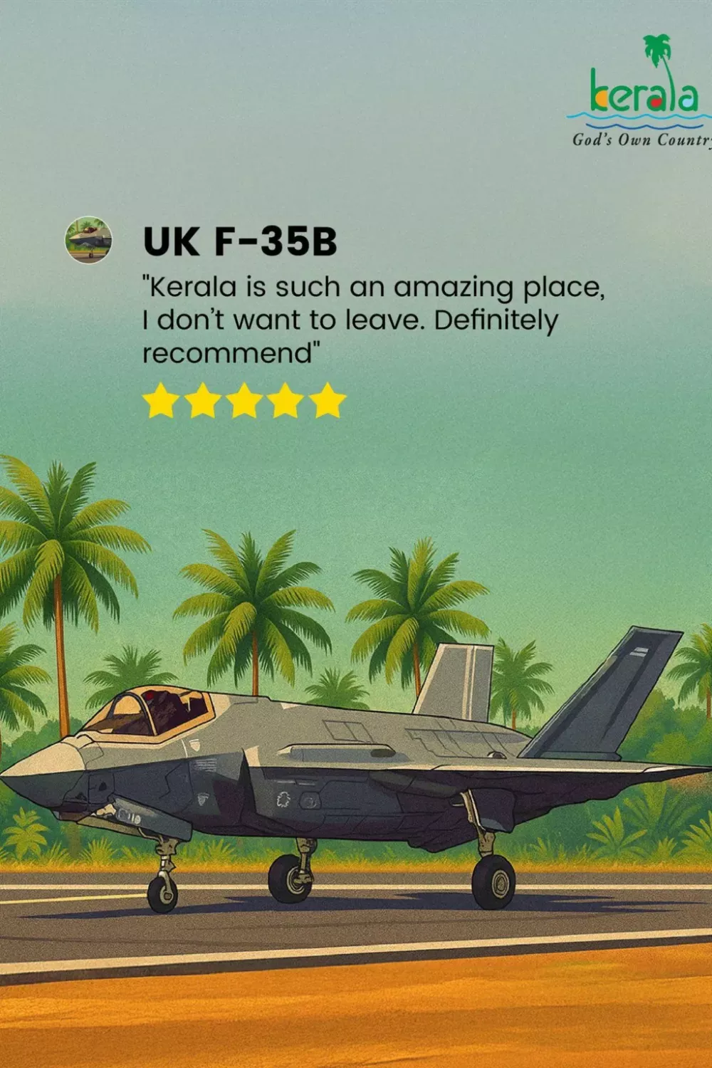 英国F-35战机的离奇遭遇：备降印度后出故障无法复飞