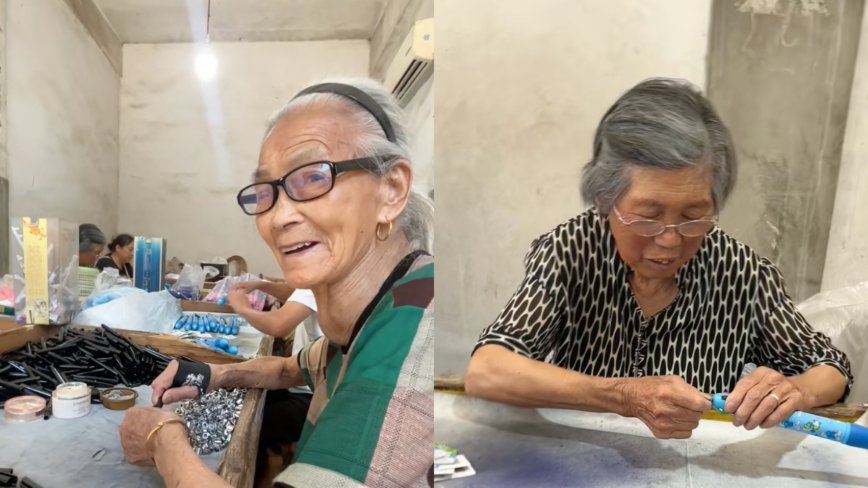 浙江90岁老人打零工 早上5点做到晚上9点（视频）