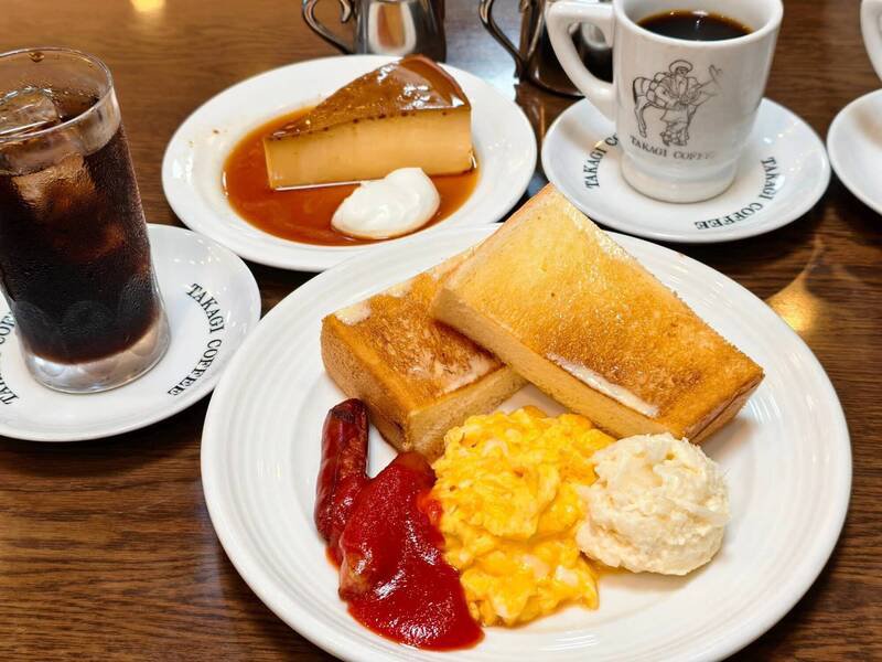 京都的西式早餐。（图撷取自脸书专页「日本自助旅游中毒者」）