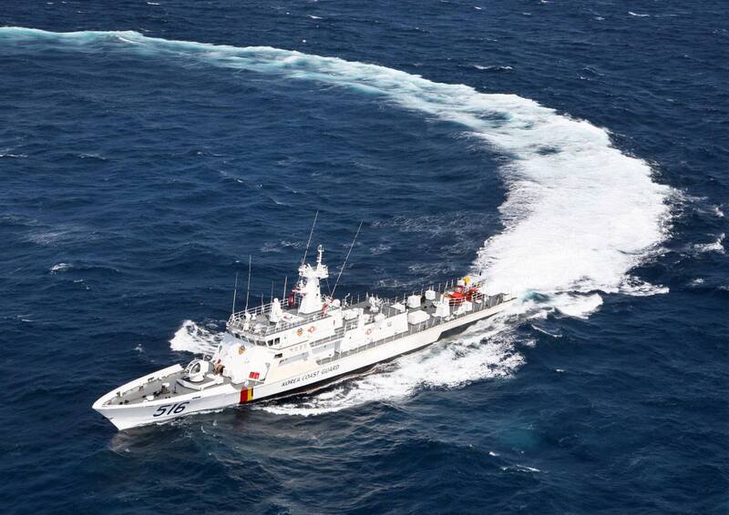 南韩海警宣布，自本月15日起，将在黄海实施针对外籍渔船非法捕鱼的打击行动，为期6天。图为南韩海警巡逻舰。（欧新社资料照）