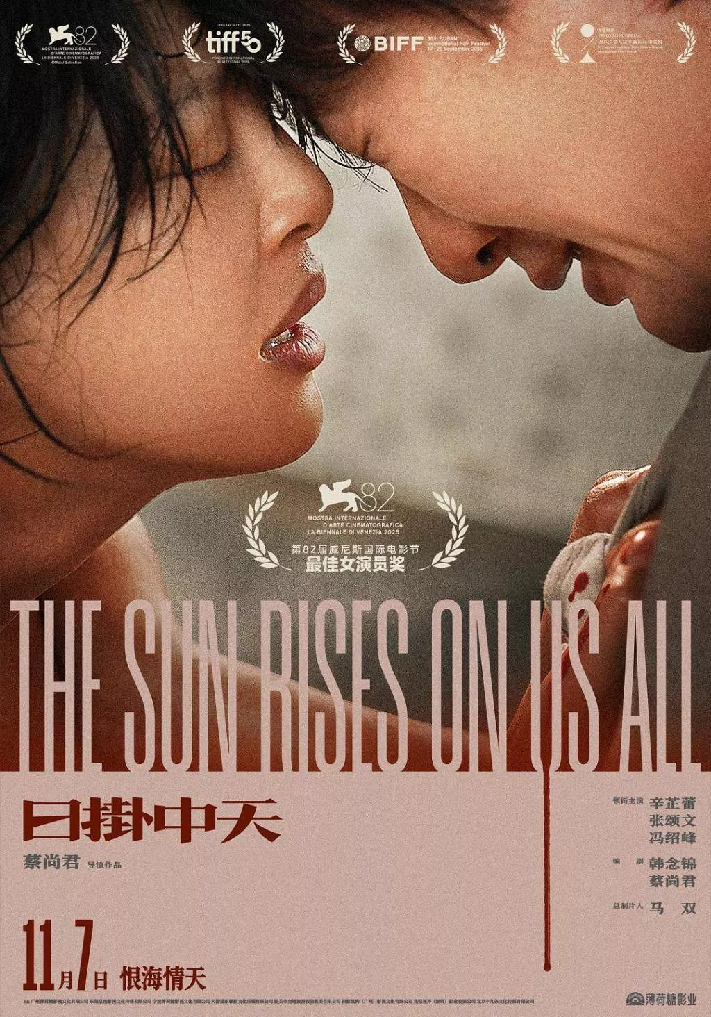 辛芷蕾再获国际表演类大奖提名