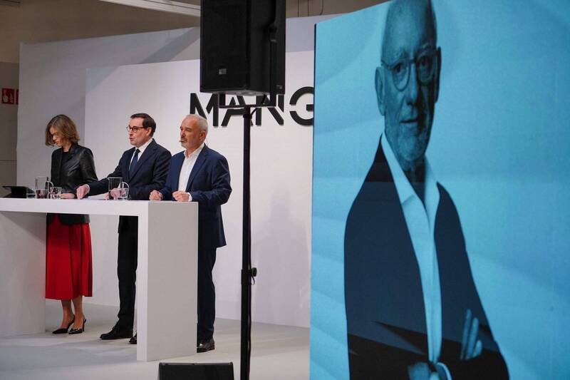 西班牙服饰品牌Mango创办人安迪克去年12月与家庭成员登山健行时坠谷身亡，现案情不单纯。（法新社）