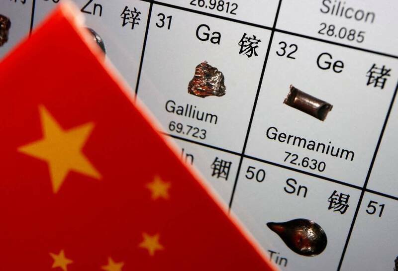 北京对稀土出口的强硬管制，正激起全球反击。（路透）