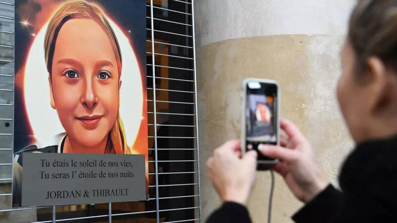 12岁女童萝拉．达维耶（Lola Daviet）遇害案，震惊法国。（法新社）