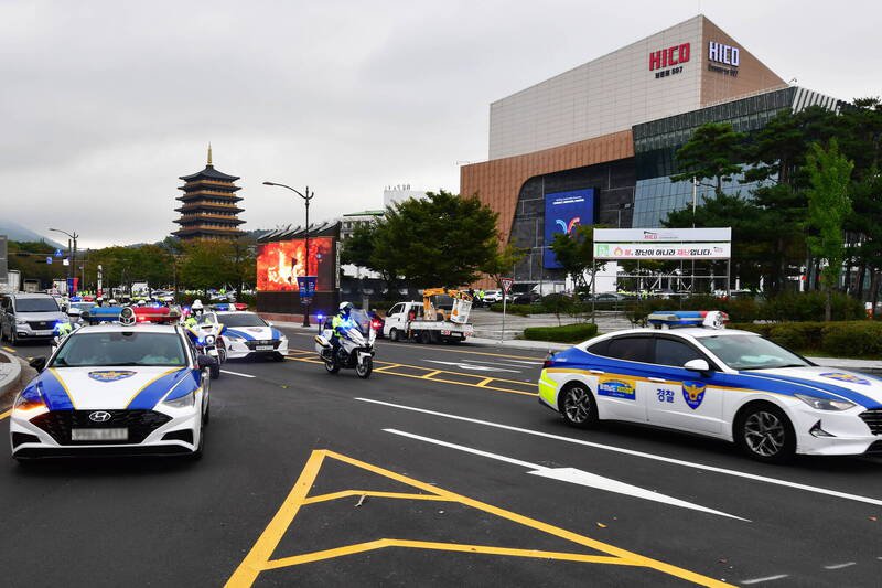 亚太经济合作会议（APEC）峰会将于31日在韩国庆州登场，首尔正在加强当地安全措施。（欧新社）