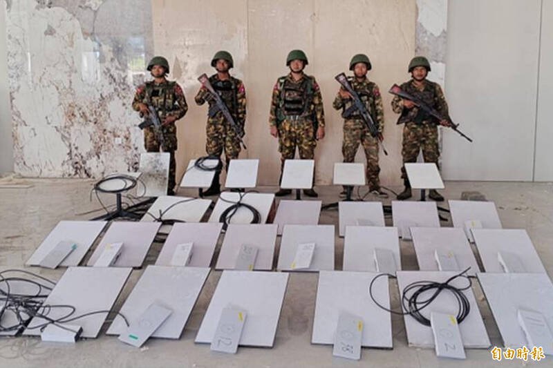 太空探索科技公司（SpaceX）22日宣布，已切断缅甸诈骗园区逾2500台「星链」卫星通讯设备的连线。（美联社档案照）