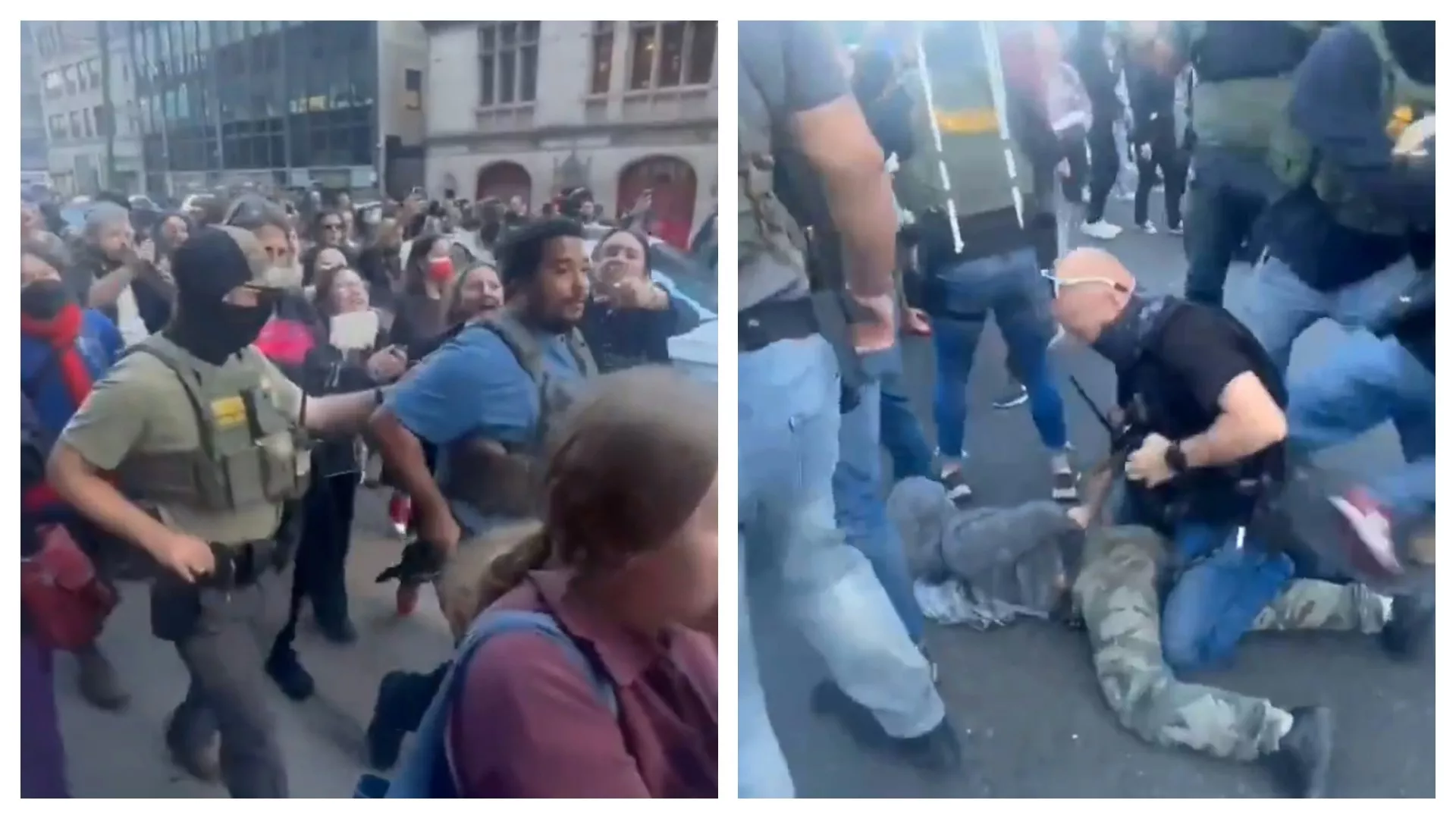 ICE扫荡纽约唐人街：民众抗议爆警民冲突(视频)