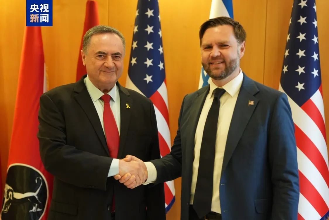 以国防部长会见到访的万斯 美称不在加沙部署军队