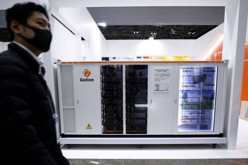 中国电池公司国轩高科公司（Gotion High-Tech）美国子公司放弃在密西根州兴建电动车电池材料工厂。（彭博档案照）