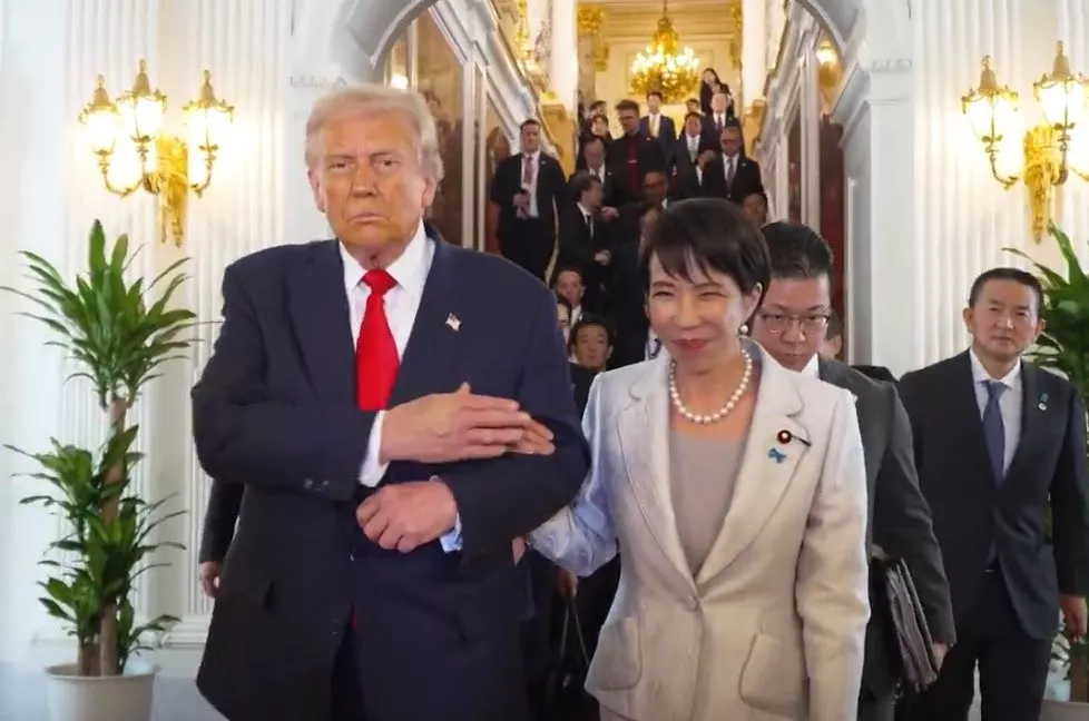 川普高市早苗“恩爱秀” 十张亲密图 中媒直呼刺眼