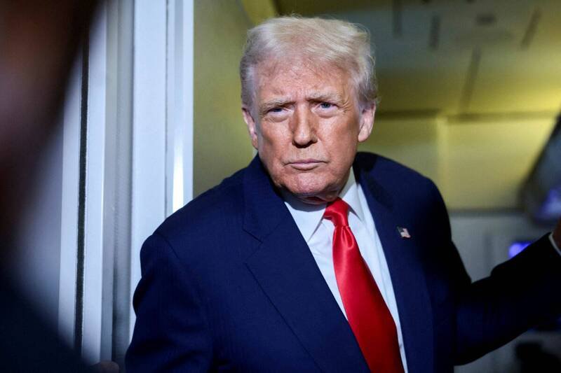 美国总统川普30日宣布已下令五角大厦开始核武测试。（路透）