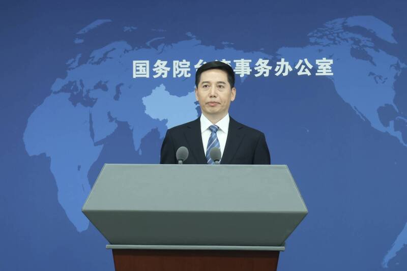 中國國台辦29日舉行例行記者會,宣布經濟局局長彭慶恩(圖)任新發言人。(中央社)