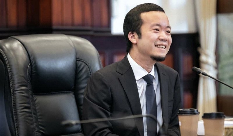 太子集团创办人陈志。 图:翻摄自@dingliudao