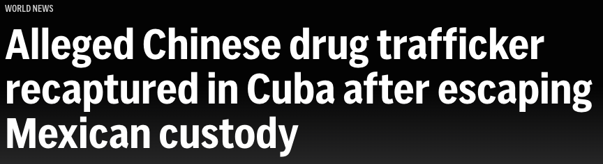 华男毒枭挖地洞越狱终落网!竟是北大高材生(视频)