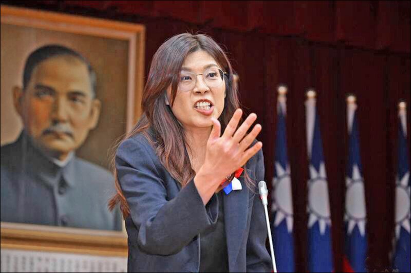 国民党主席郑丽文。 (资料照) 国民党主席郑丽文。 (资料照)