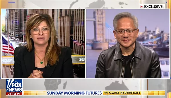 黄仁勋:中国们现在能生产数百万颗AI芯片