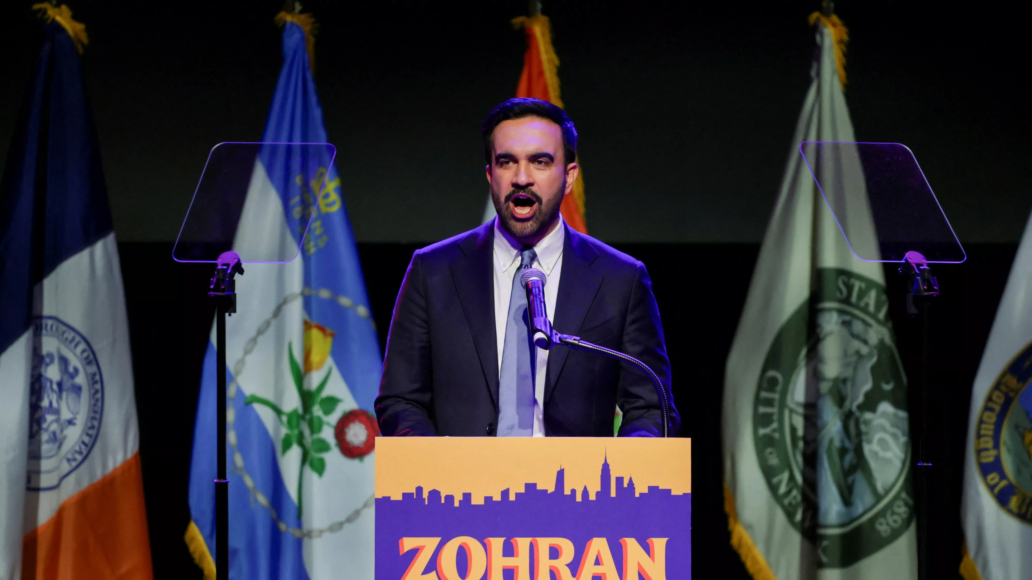 曼达尼成纽约市长 演说频批总统 川普:一切就此开始