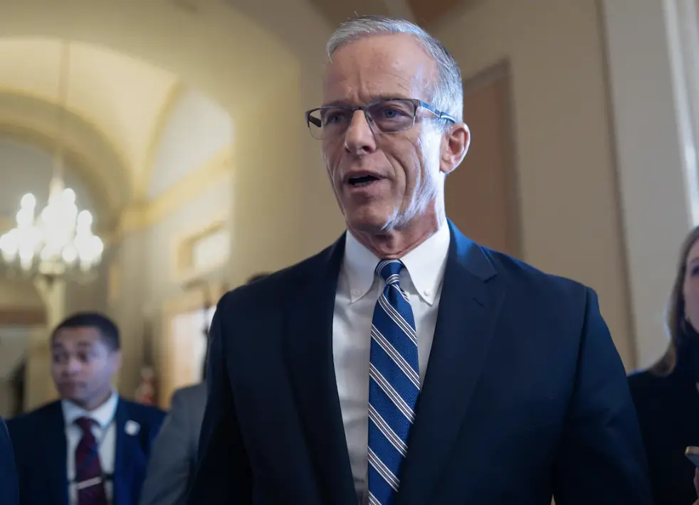 ▲参议院多数党领袖约翰.图恩。资料图