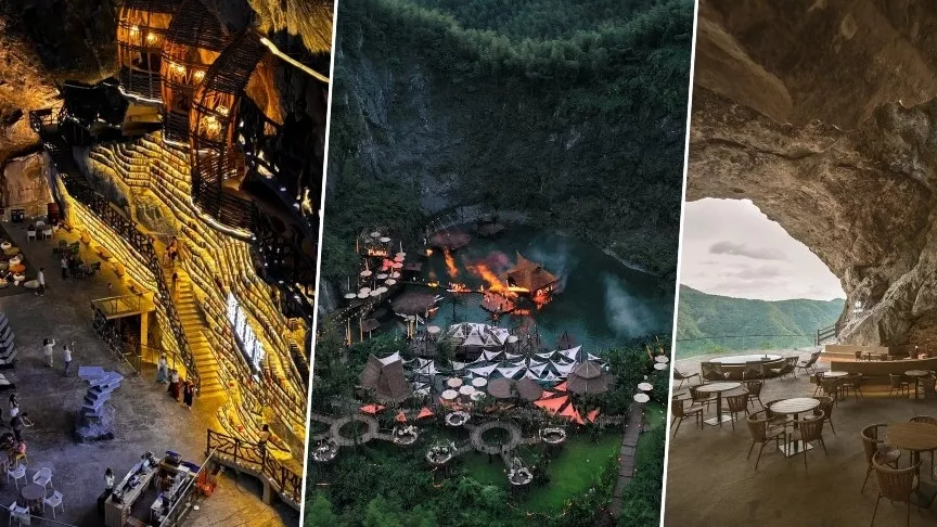 中国3处“奇观中的憩境”：悬崖上的书店如“藏经阁”