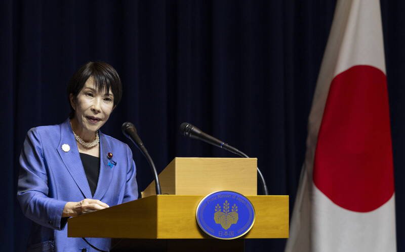 日本首相高市早苗。（欧新社）