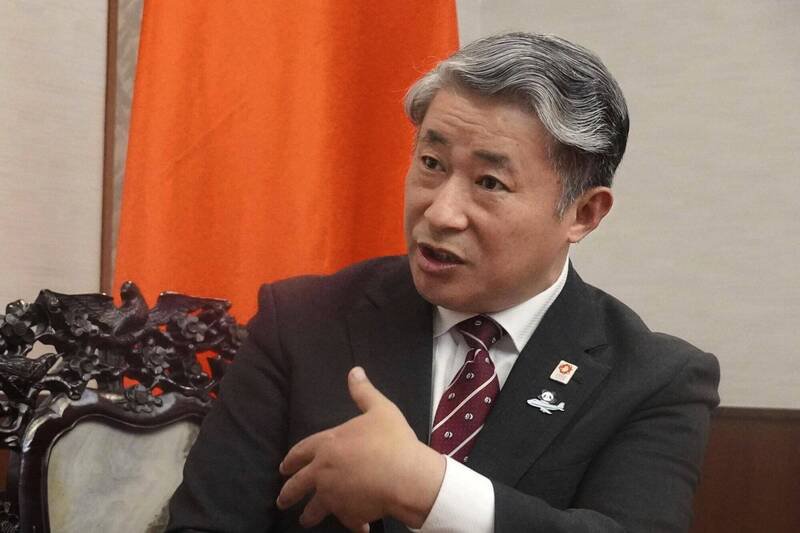 中国驻大阪总领事薛剑原定21日出席广岛的日中友好活动，结果中方突宣布取消。（美联社）