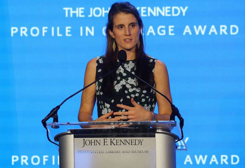 美国前总统甘迺迪的外孙女、现年35岁的环境记者施洛斯伯格自曝罹患罕见疾病，恐仅剩不到1年的寿命。（路透）