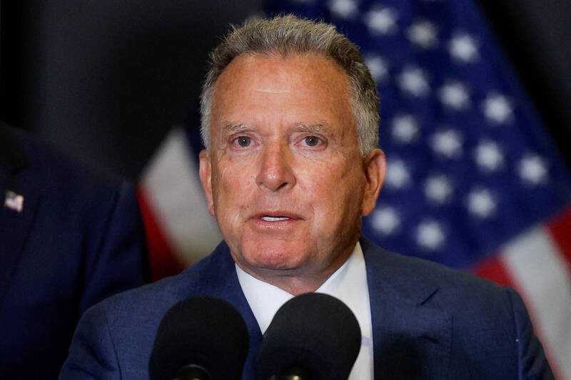 美国特使魏科夫上个月告诉俄罗斯高级外交政策顾问乌沙科夫，要实现乌克兰和平，俄罗斯需要控制顿内茨克。图为魏科夫。（路透）