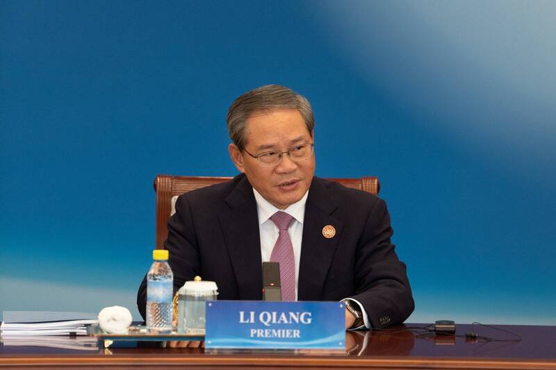 中国国务院总理李强。（欧新社）