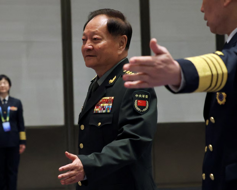 前中共中央军委副主席张又侠摄于2024年4月；这位解放军「实战派」指标人物，据传因权力过大引发习近平猜忌而落马。（路透档案照）