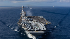 针锋相对！俄伊军演秀肌肉 美航舰福特号杀到地