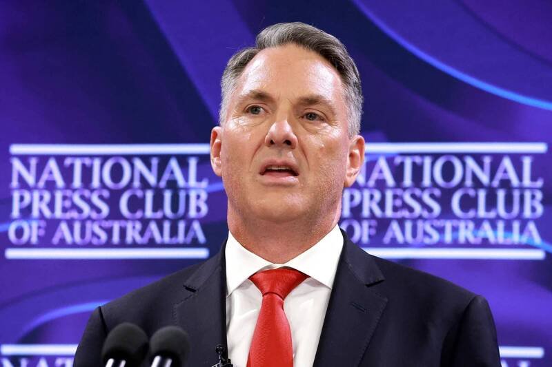 澳洲国防部长马勒斯强调，全球情势复杂程度为二战后之最。（法新社）