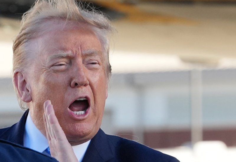 美国总统川普（见图）26日表示，巴西总统鲁拉在大选中意外胜出，「看起来又是一场被操纵的选举」。（美联社）